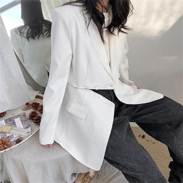 Abiti da donna Blazer Cappotto da abito da donna Stile primaverile e autunnale Yamamoto Personalità della moda Semplice tempo libero Cappotto di grandi dimensioni allentatoDonne