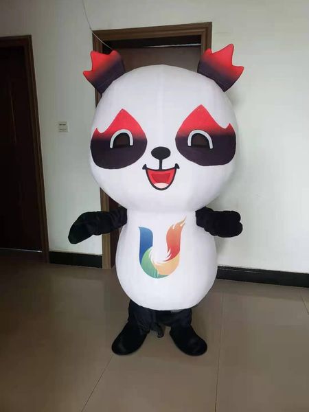 Taglia adulta Cute Black and White Mascot Children Bambini di Halloween Costume Halloween Performance Cartoneon Costume