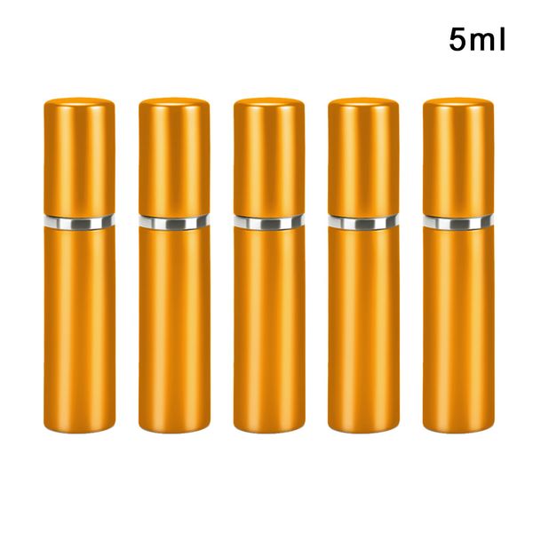 

golden 5ml perfume sub-bottling 5pcs
