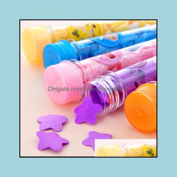 

handmade soap bath body health beauty washing cleaning bath paper tube slice portable toilet flower soap(14cm) wa27 drop delivery 2021