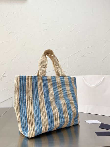 

designer shoulder bag women's linen stripe handbag size 31 cm