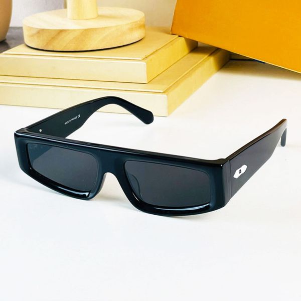 

new sunglasses for woman casual party fashion style 2611 uv protection retro plate full frame black mens sunglasses designer glasses, White;black