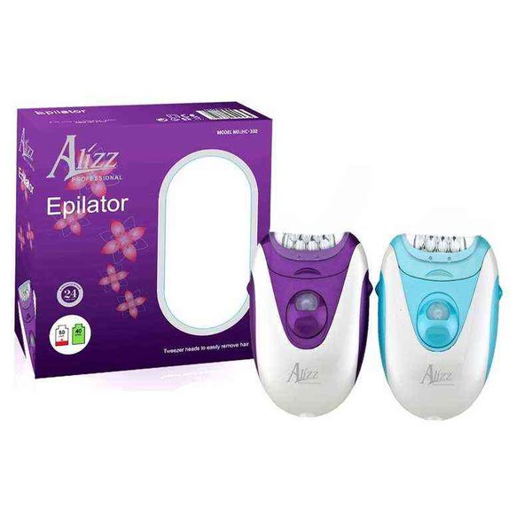 Ferramentas de maquiagem Cordado / Sem fio Poderoso Mulheres Epilator Elétrico Female Facial Cabelo Remoção para Rosto Perna Bikini Corpo Recarregável220422