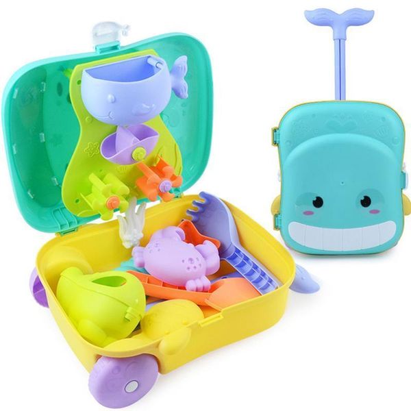 1 Conjunto Children Beach Tool Kids Sand jogando Toy Bath Baththing Criando Toy Sand 220527