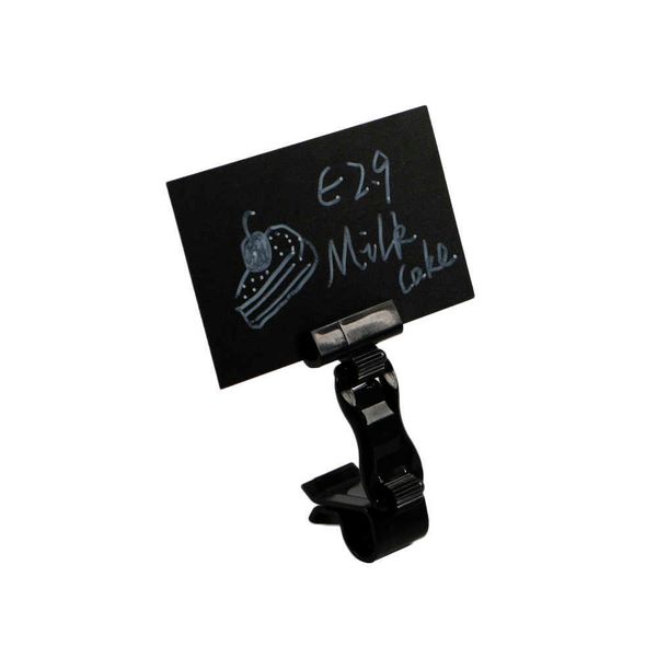 

tag with turnable clip display price card holder