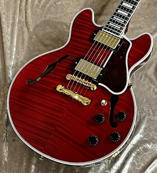 

custom shop -356 figured faded cherry sn cs200638 electric guitar