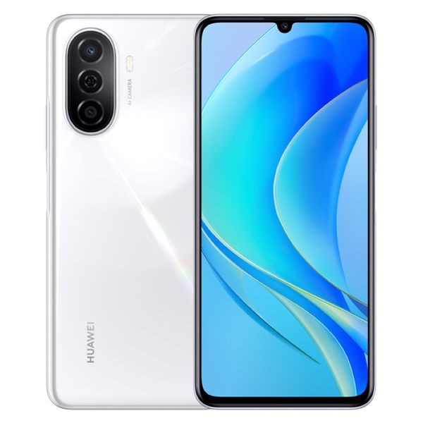 Original Huawei Enjoy 50 4G LTE Mobiltelefon 6 GB 8 GB RAM 128 GB 256 GB ROM Octa Core HarmonyOS 2 6,75 Zoll LCD Vollbild 13,0 MP AI 6000 mAh Face ID Fingerabdruck-Smart-Handy