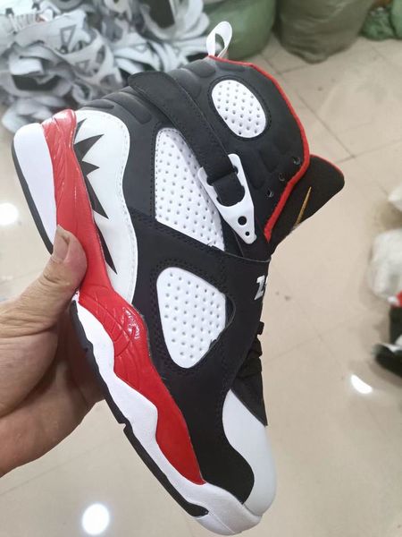 

with box 2022 8 gs paprika basketball shoes men black gym red 8s sneaker