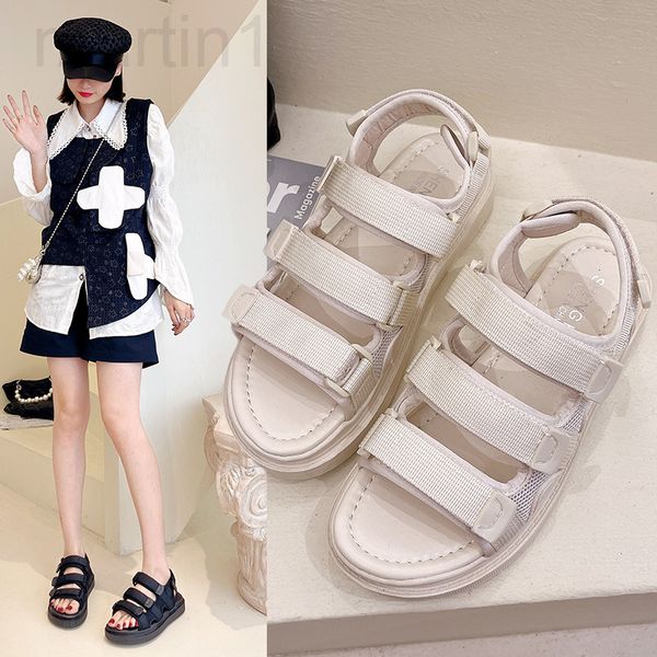 

sandals designer summer magic sticker women's sandals with large soles6yud, Black