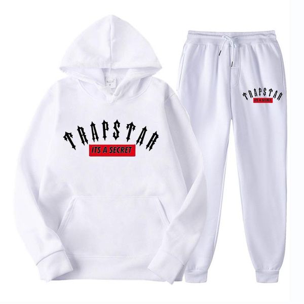 

hooded men's tracksuits men's tracksuit trend pieces set hoodie sweatshirt sweatpants sportwear jogging outfit trapstar man cloth, Gray