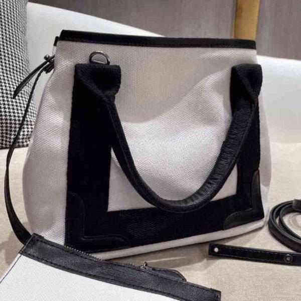 

totes shoulder bags women handbag female white canvas fashion tote joker 211115