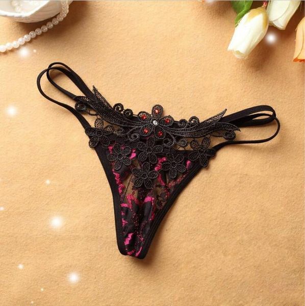 

women's panties women lace thongs erotic underwear girl g string intimates bandage belt t briefs, Black;pink