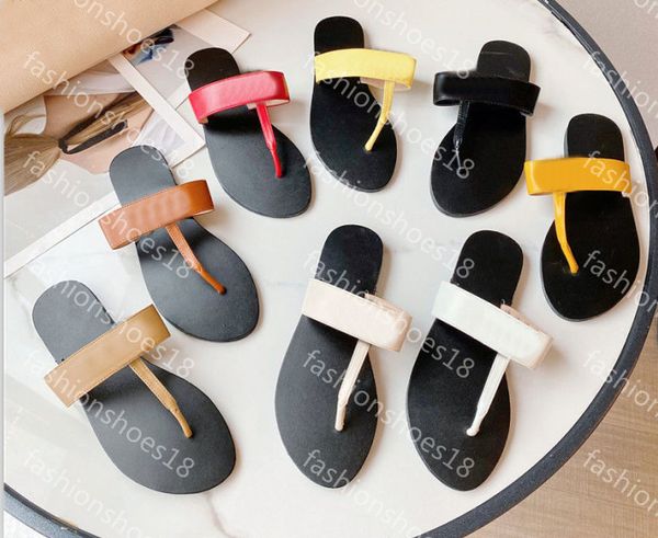 

2022 spring and summer leisure fashion flat bottom flip flops women's shoes fashion flip flops leather slippers-men male slippers sanda, Black