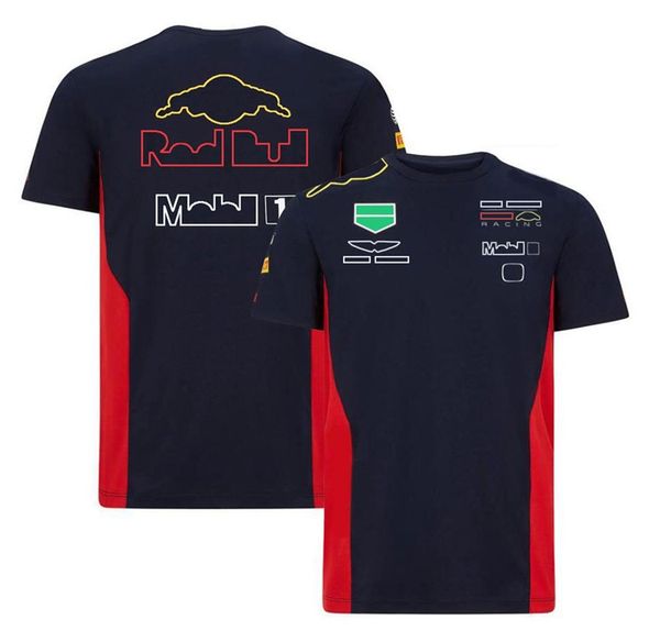 

f1 team uniform official driver t-shirt men's short sleeve racing suit lapel t-shirt polo shirt can be customized