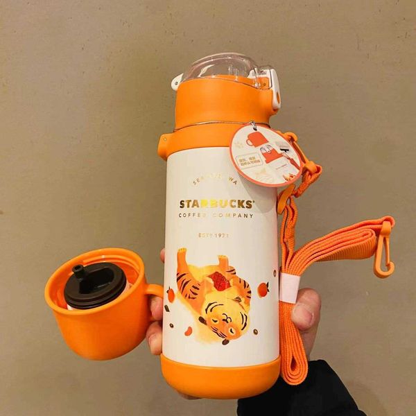

starbucks cup 2022 alpaca valentine's day gift cherry blossom year of the tiger christmas cute chef thermos cup