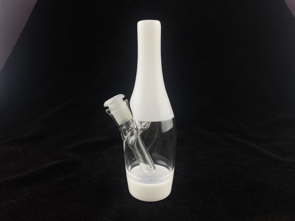 Pipa per pipe, bottiglia per sake in stile bianco, nuovo design con gambo rivolto verso il basso