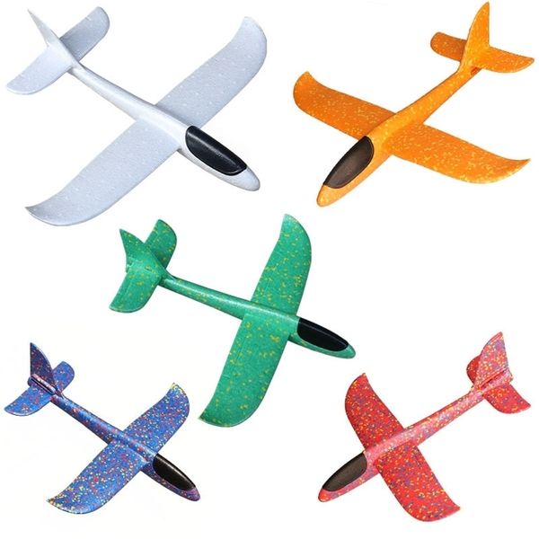 Aerei fai-da-te 3748 CM Tiro a mano Aereo Schiuma EPP Fly Aliante Modello di aereo Divertimento all'aria aperta Giocattoli per bambini Regali di giochi per feste 220621