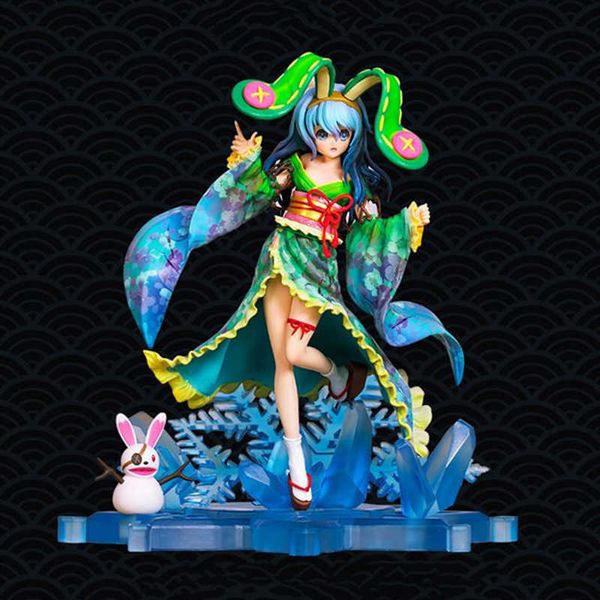 

huiya01 24cm date a live hermit himekawa yoshino kimono yukata 1/7 pvc action figure anime collective model toy gift with retail box q0722