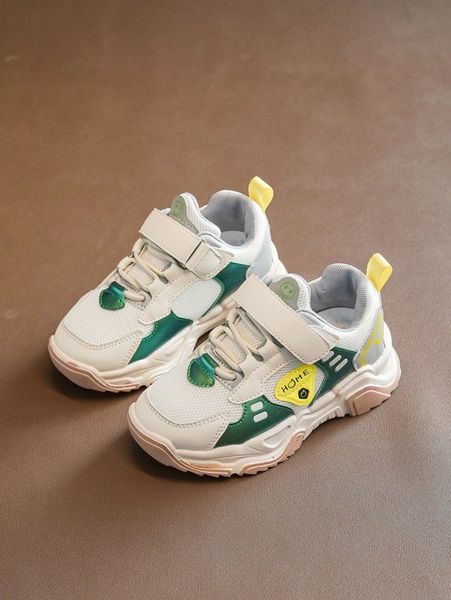 

boys colorblock letter detail chunky sneakers she, Black