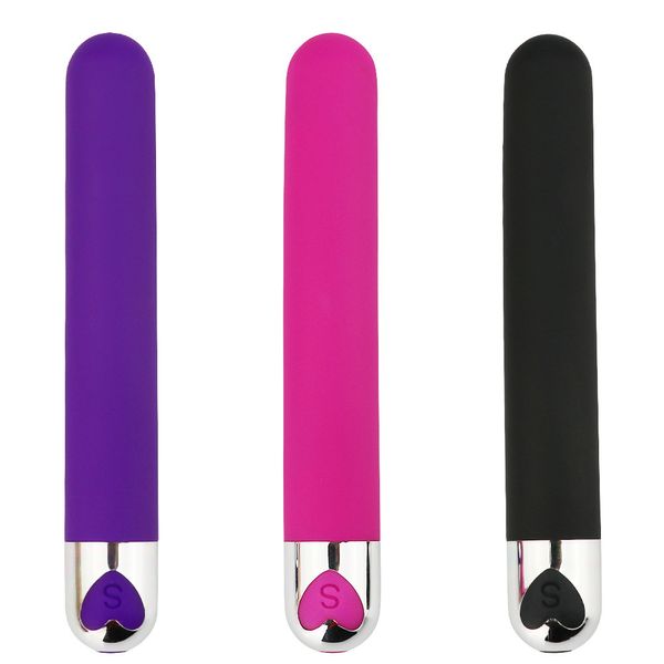 Bala Recarregável Vibrador 10 Velocidades Vibrando Massager G-Spot Massager Forte Vibração Av Vibradores para Mulher Sexy Brinquedos