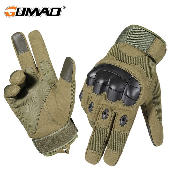 

outdoor touchscreen military tactical gloves army sport hiking hunting airsoft cycling paintball shooting full finger glove men 220812, Blue;gray