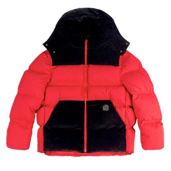 

1 patchwork jackets men women winter hip hop coats, Black;brown