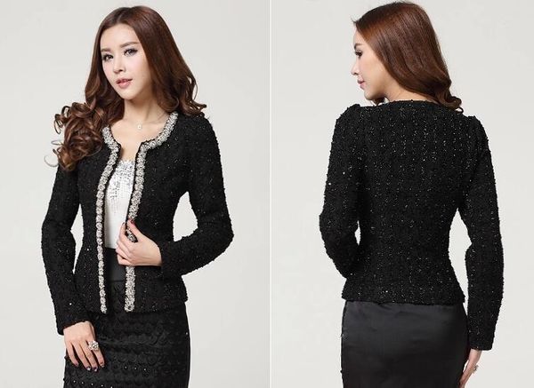 

women jacket clothes winter white coat long sleeve s s and coats a624 220815, Black;brown