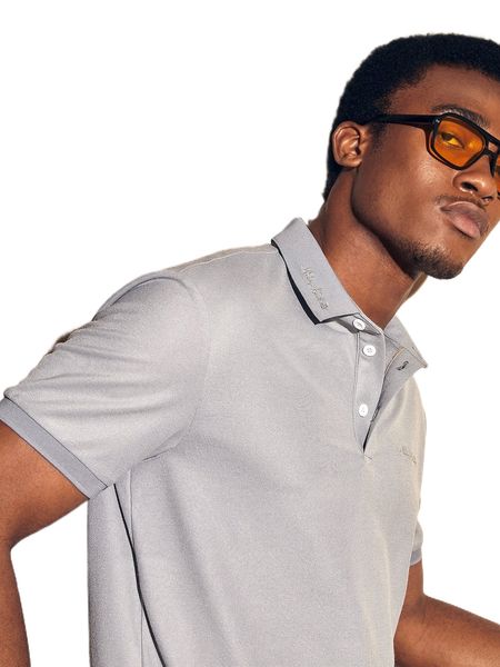 

men letter embroidered polo shirt l0mo#, White;black