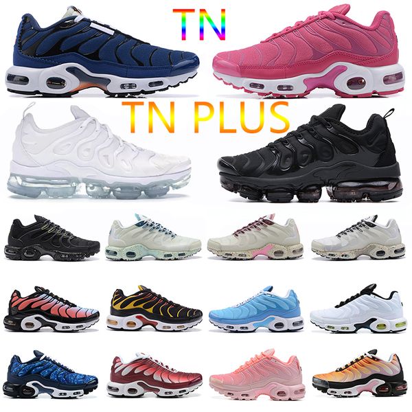 

tn plus running shoes mens triple black white terrascape sustainable midnight navy white pink blue women breathable sneakers trainers outdoo