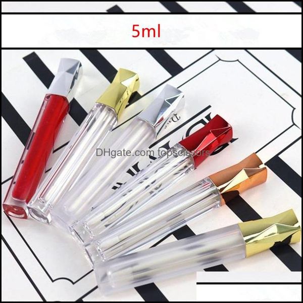

5ml lip gloss bottle empty cosmetic oil refillable tube liquid lipstick storage container fast f2903 drop delivery 2021 other health beaut