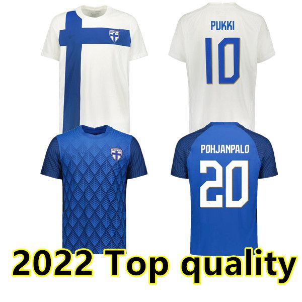 

2022 2023 finland soccer jerseys pohjanpalo euro 2022 cup national team pukki skrabb raitala jensen lod kamara finlandia 21 22 football unif, Black;yellow