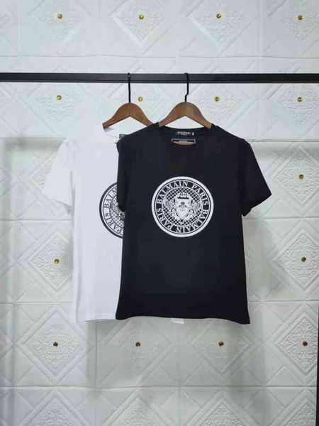 

women's t-shirt coin pattern cotton short sleeve balman loose casual t-shirt for lovers lz5r, White