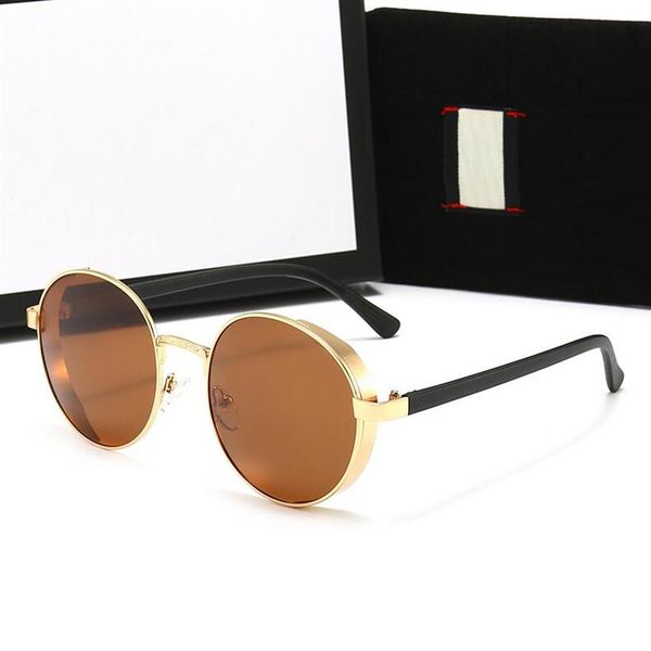 

2021 luxury sunglasses for men and women universal classic fashion round frame summer glasses designer whole high qualit with 341w, Black