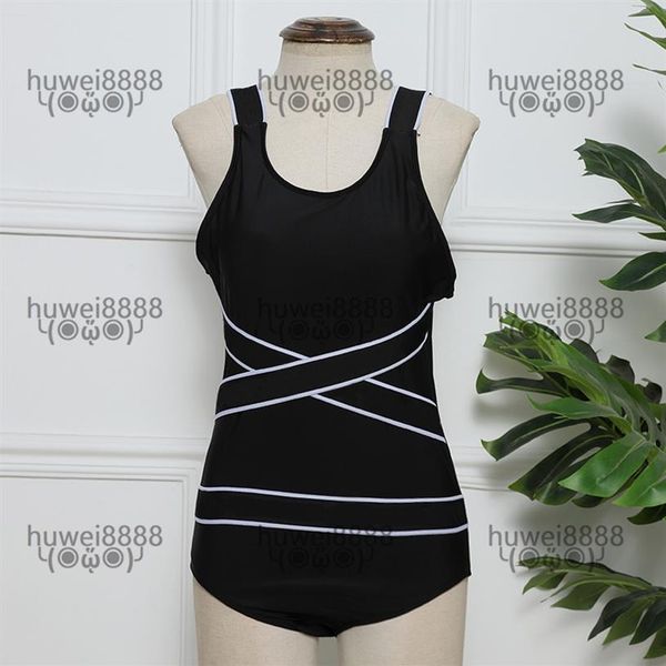 

black goddess swimwear hipster padded push up women's designer one-piece swimsuits outdoor beach swimming travel bandage luxu228j