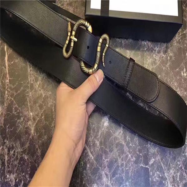 

2017 fashion stripe pattern chain pin buckle men designer belts european style brand waistbands real leather2587, Black;brown