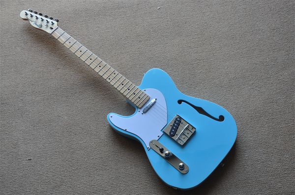 Электрогитарный кленовый гриф Blue Body Silver Accessories поддерживает индивидуальную гитару