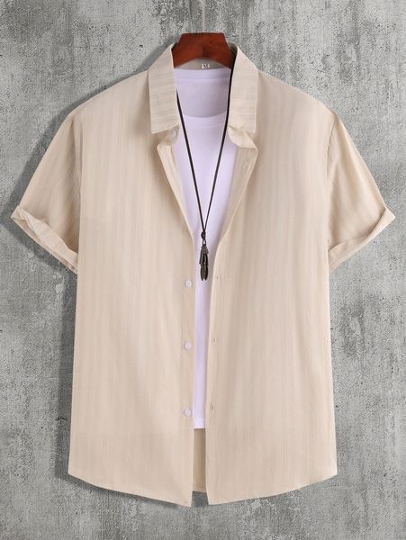 

men solid button up shirt without tee z62y#, White;black