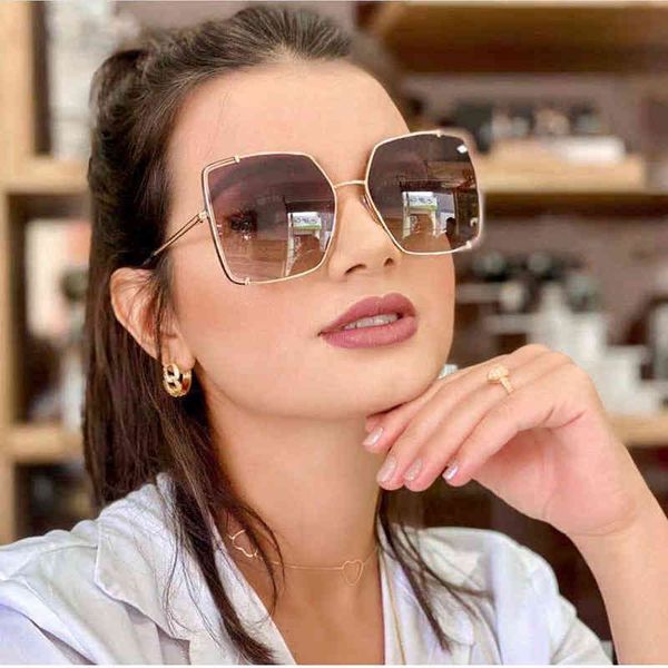 

sunglasses 95695 trend large frame sunglasses personalized women's, White;black