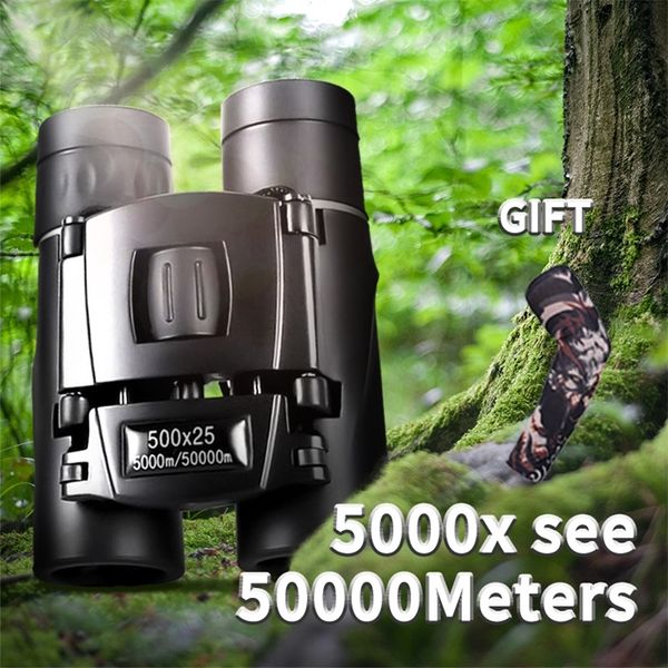 500x25 50000 м Портативный Zoom HD Professional Binoculars Long Drain Monocular Telecope Low Night Vision Охотника за туризмом 220629