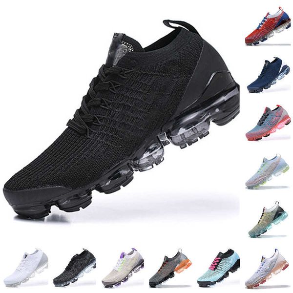 

discount fly knit 3.0 mens shoes triple black white oreo dark smoke green pink rose vapores women sports trainers sneakers size 36-45