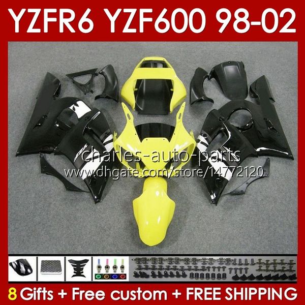 Body Kit für Yamaha YZF R6 R 6 98–02 YZFR6 98 99 00 01 02 Karosserie 145Nr