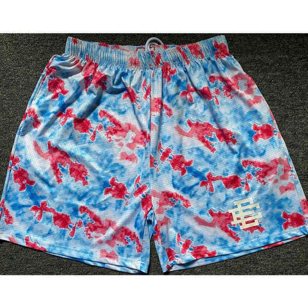 

luxury summer fashion men's shorts eric emanuel ee basic newyork city skyline designers fitness sweatpants gym worko jogging loose mesh, White;black