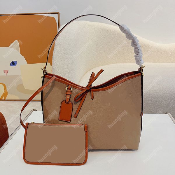 

3 pcs set embossed shoulder bags totes bag large capacity tote classic letters handbags leather pochette women fashion shopping 5 colors pur