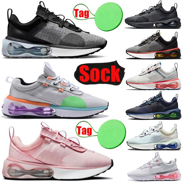 

with sock tag 2021s mens womens running shoes triple black barely green mystic red obsidian venice men trainers sports sneakers promotion