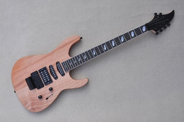 

factory custom natural wood color electric guitar,bolt on body,rosewood fretboard,black hardwares,ssh pickups,offer customized