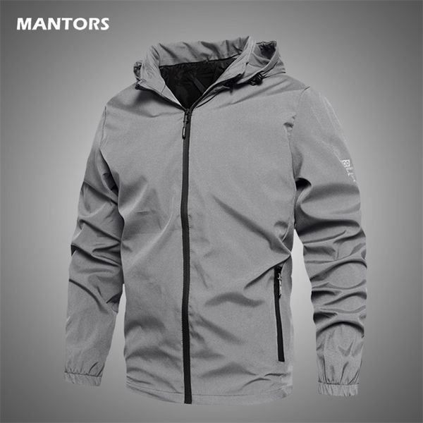 

fashion men cargo jacket printed windbreaker spring autumn mens bomber jacket casual hooded jacket coats mens streetwear 220809, Black;brown