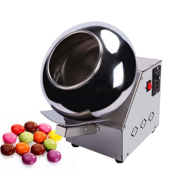 

drum table seed coater nuts sugar polisher machine chocolate coating pan machine