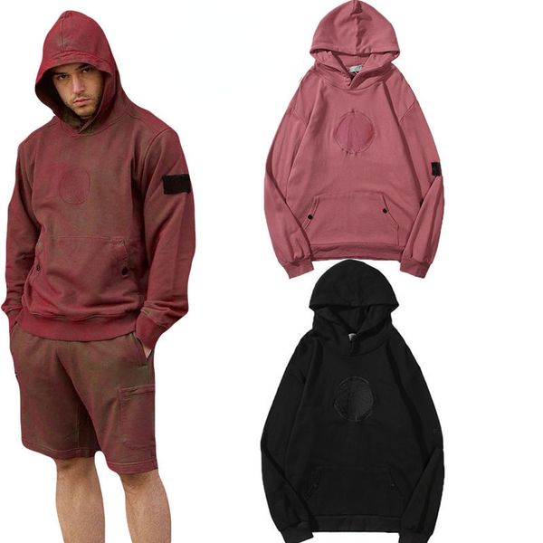 

sweatshirt mens hoodie designer shirts cotton long-sleeved hoody embroidered armbands tech fleece hooded sweaters men hoodies women pullover, Black