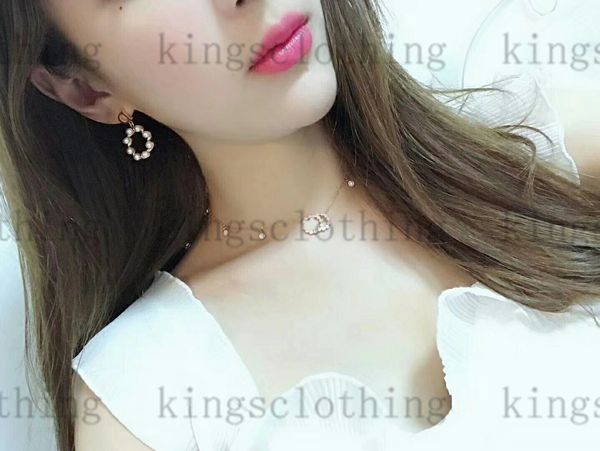 

rose gold color ladies gypsophila necklace female brass heart-shaped-necklace high-end custom s925 sterling silver material fan collar women