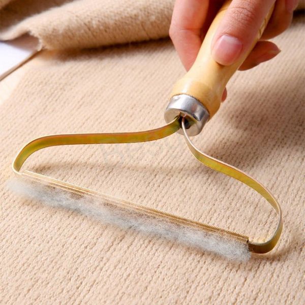 Casaco manual removedor de fiapos ferramenta calças roupas de cabelo limpo escova ferramentas portátil casaco de lã hairball remove artefato bh6299 wly